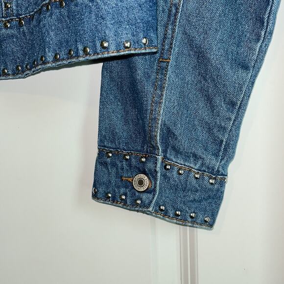 Forever 21 Studded Jean Jacket - Picture 4 of 10